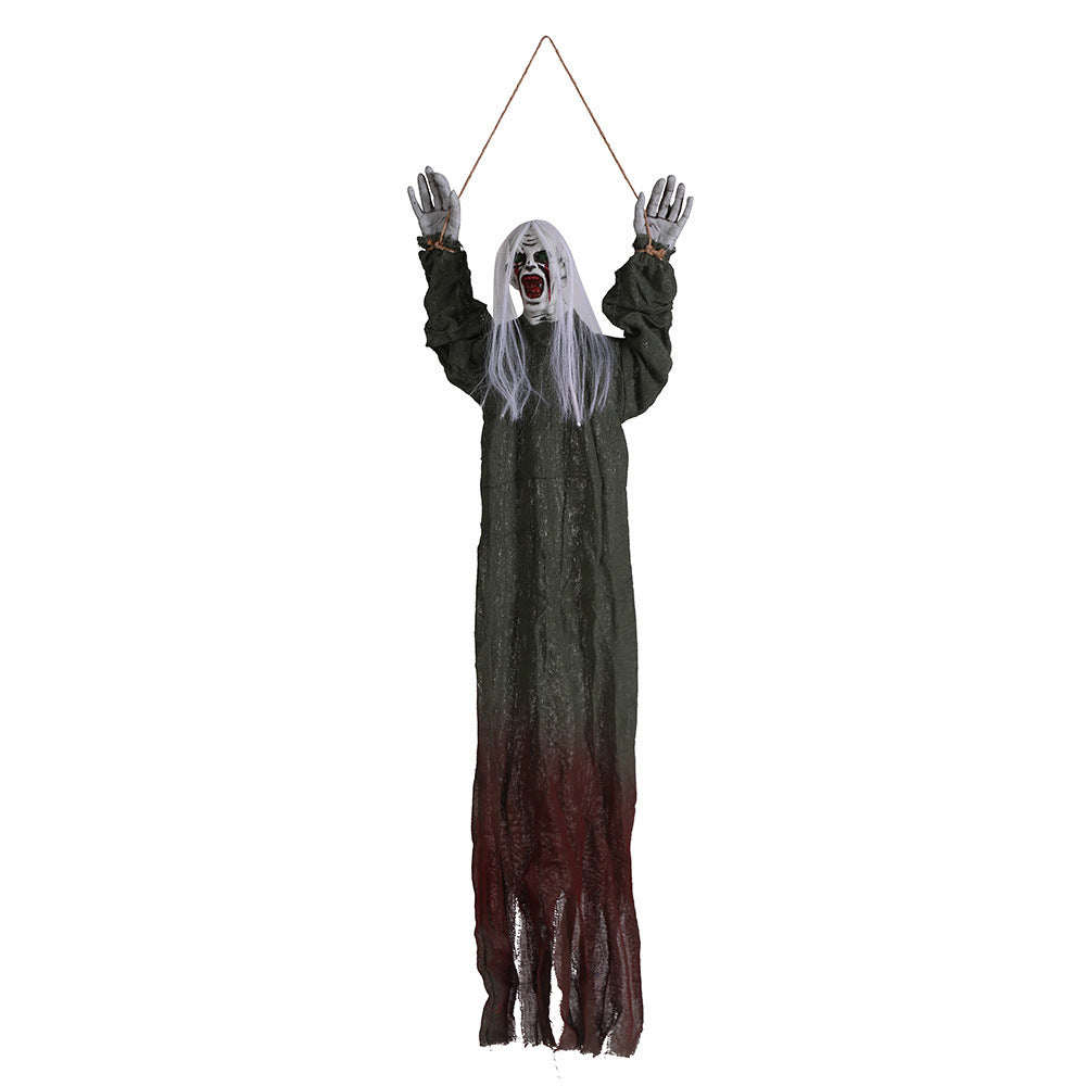Halloween Hängende Geisterdeko – Gruselige Ornament-Figuren für Halloween-Party & Spukhaus