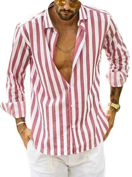 Herren Freizeithemd mit Streifen – Lässiger Look für Urlaub & Alltag
