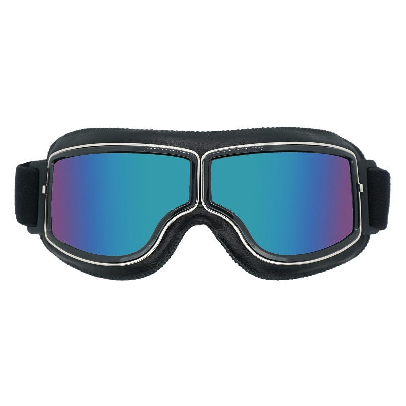 Retro Motorradbrille für Herren – stylische Pilotenbrille mit UV-Schutz, polarisiert, modisches Vintage-Design
