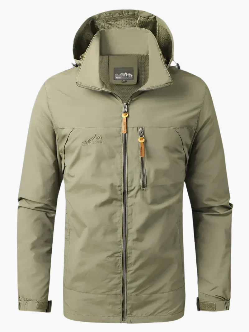 Herren Outdoor-Kapuzenjacke – Sportliche Übergangsjacke mit Brusttasche