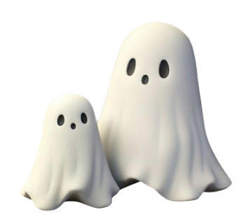Halloween Dekofigur Geist mit Mittelfinger – Lustige Gruseldeko für Halloween-Partys