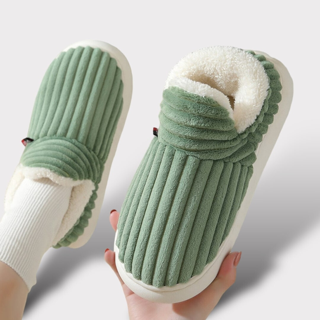 Damen Winter Hausschuhe FluffySteps™ – Bequeme und warme Pantoffeln für Zuhause