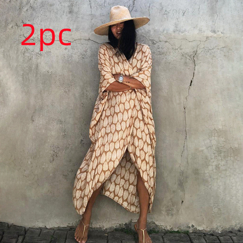 Nicole – Polyester Damen Strandkleid mit UV-Schutz