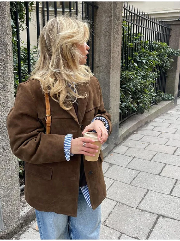 Damen Blazer im Preppy Style – Eleganter Freizeit- und Business-Look