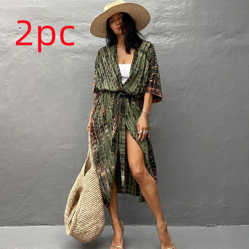 Nicole – Polyester Damen Strandkleid mit UV-Schutz