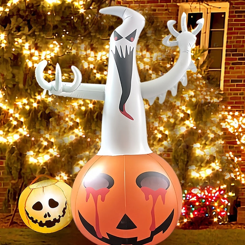 Halloween Deko Set – Aufblasbare und Leuchtende Figuren für Gruselige Atmosphäre & Partyspaß