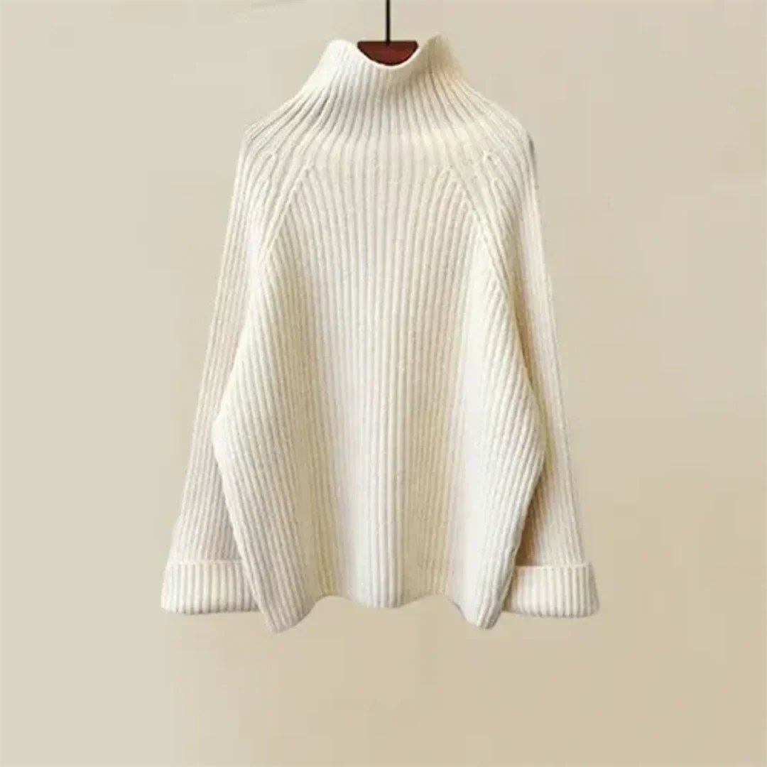 Damen 3-teiliges Winter Outfit Set – Strickpullover, Hose & Steppweste für gemütliche Freizeitlooks