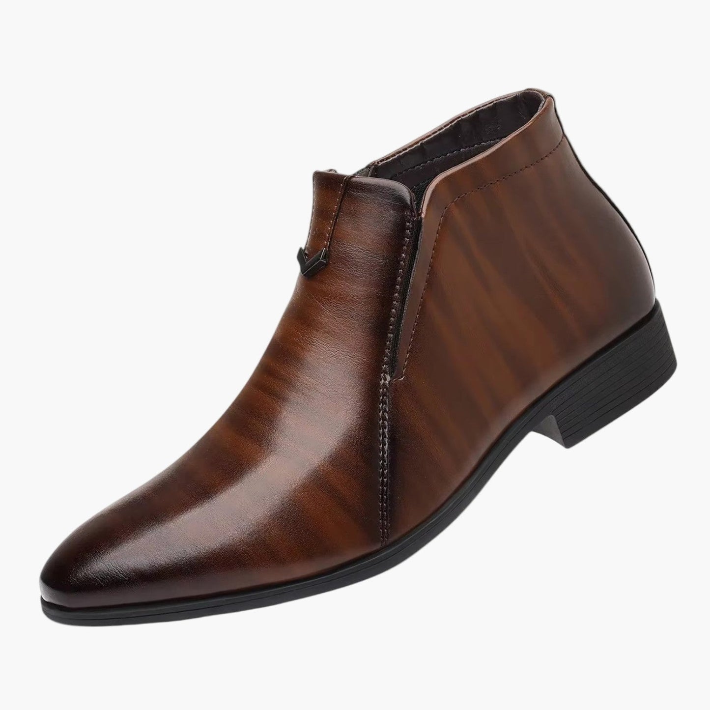 Herren Retro Leder Stiefeletten – Elegante High-Top Boots für Alltag & Freizeit