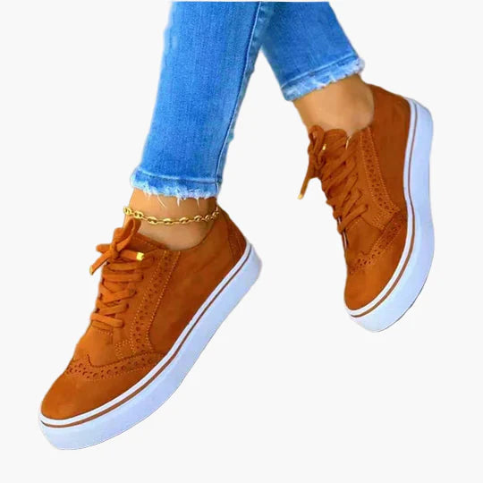 Damen Orthopädische Schnürsneaker – Bequeme Alltagsschuhe mit modernem Design
