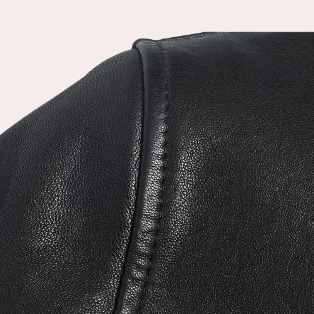 Herren Veganlederjacke – Klassischer Biker-Stil, Vielseitig für Alltag und Freizeit