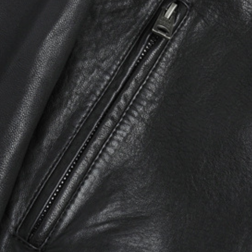 Herren Veganlederjacke – Klassischer Biker-Stil, Vielseitig für Alltag und Freizeit