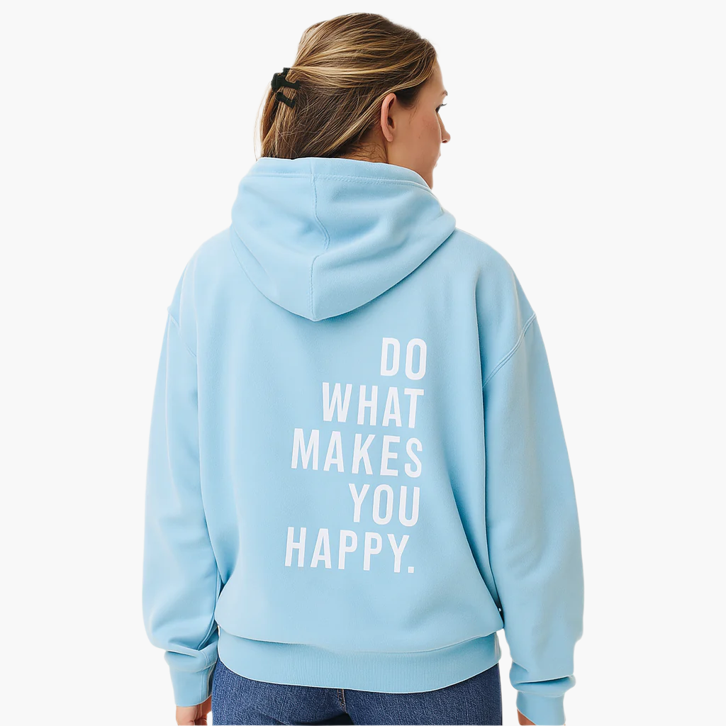 Damen Kapuzenpullover mit Spruchdruck – Lässiger Sweater für Freizeit & Outdoor