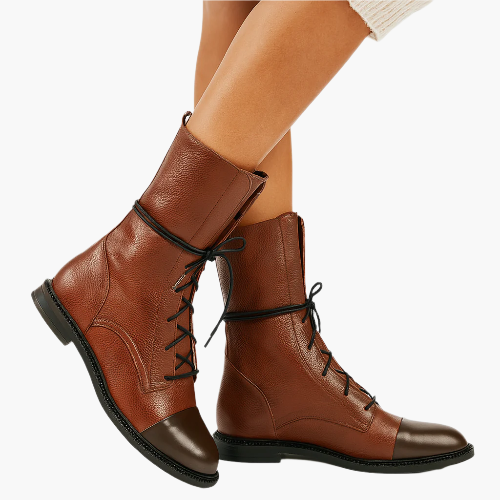 Damen Klassische Schnürstiefel für Alltag und Freizeit – Stilvolle und vielseitige Boots