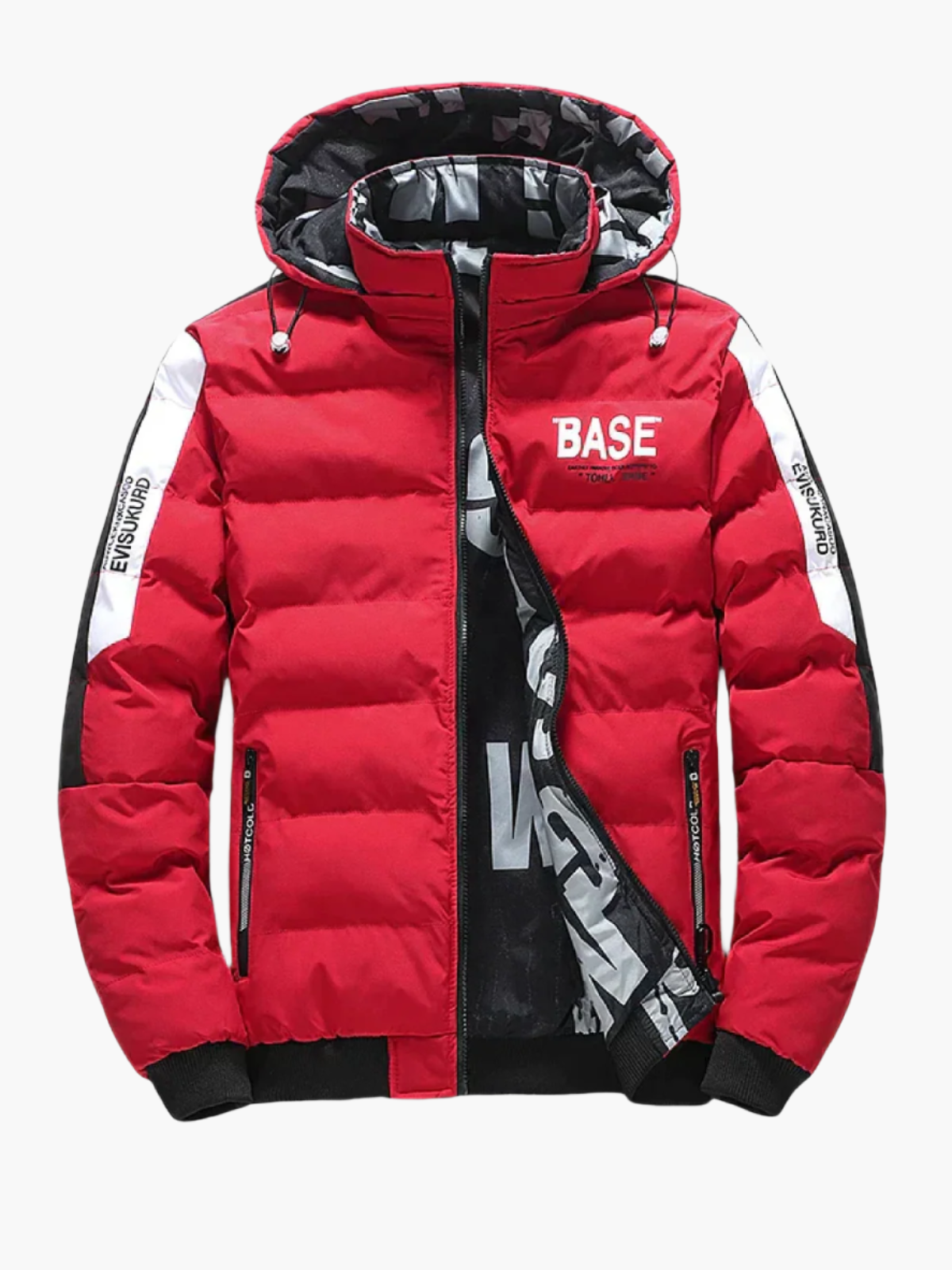 Herren Winter Steppjacke Urban Style mit Kapuze – Streetwear Trendjacke für kalte Tage