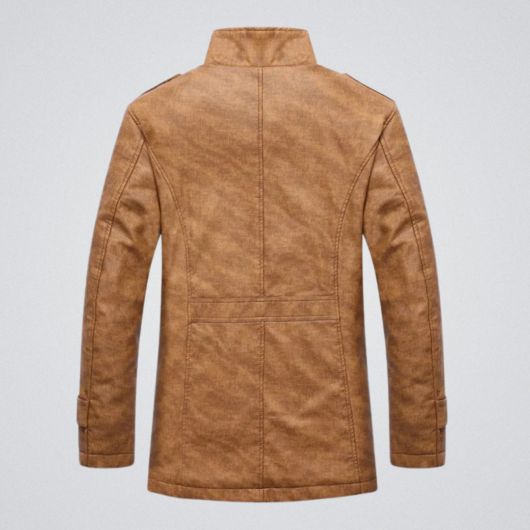 Herren Winterjacke mit Fleecefutter – Modischer Mantel im Casual-Look für Alltag und Freizeit