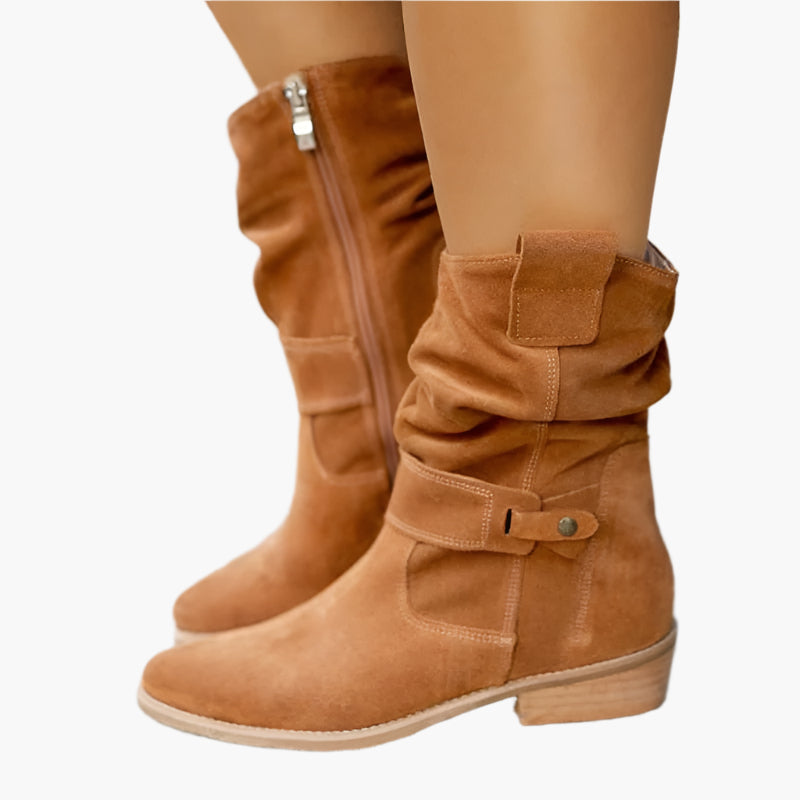 Damen Stiefeletten mit Reißverschluss – Komfortable Alltagsschuhe im modischen Freizeitstil