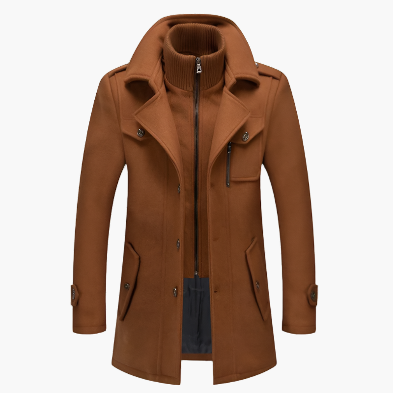 Herren Wintermantel im modernen Outdoor-Stil