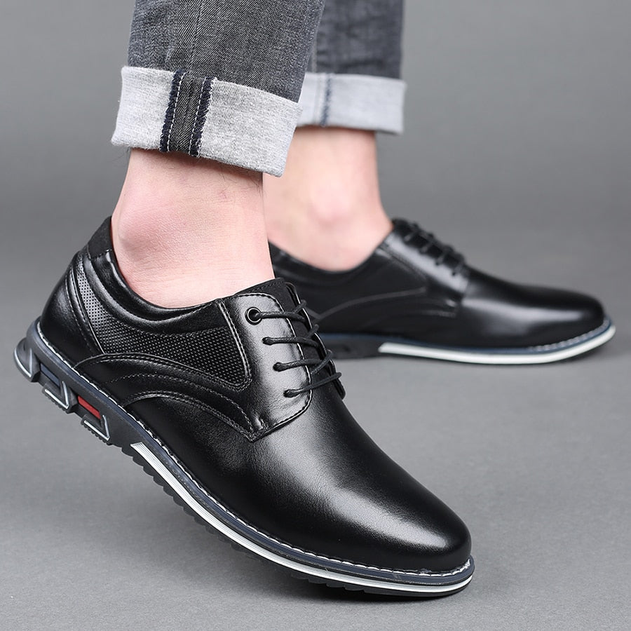 Herren Business Freizeitschuhe – Elegante Orthopädische Schnürschuhe für Alltag und Büro