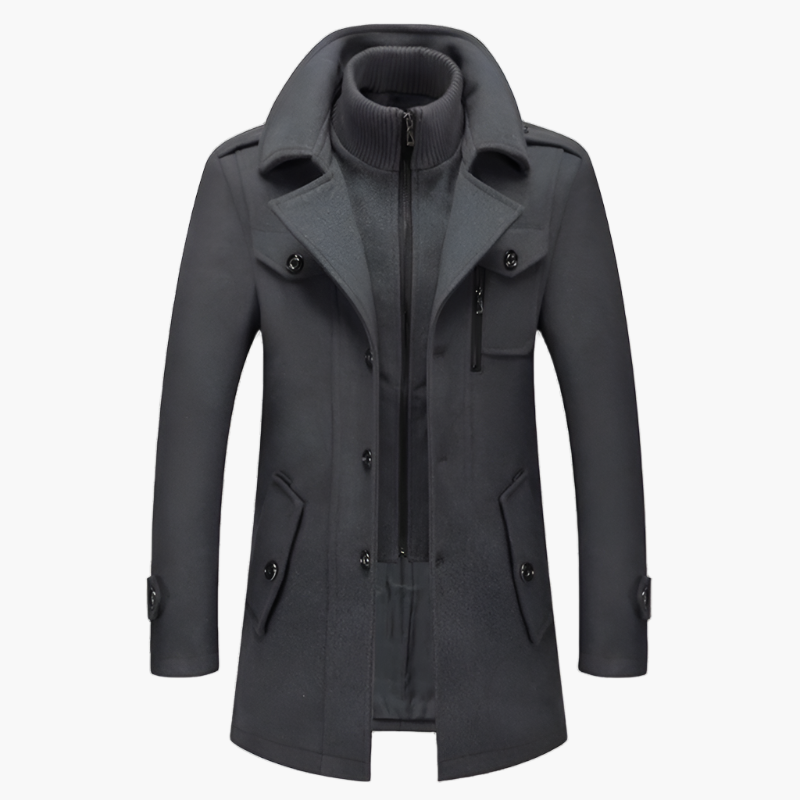 Herren Wintermantel im modernen Outdoor-Stil