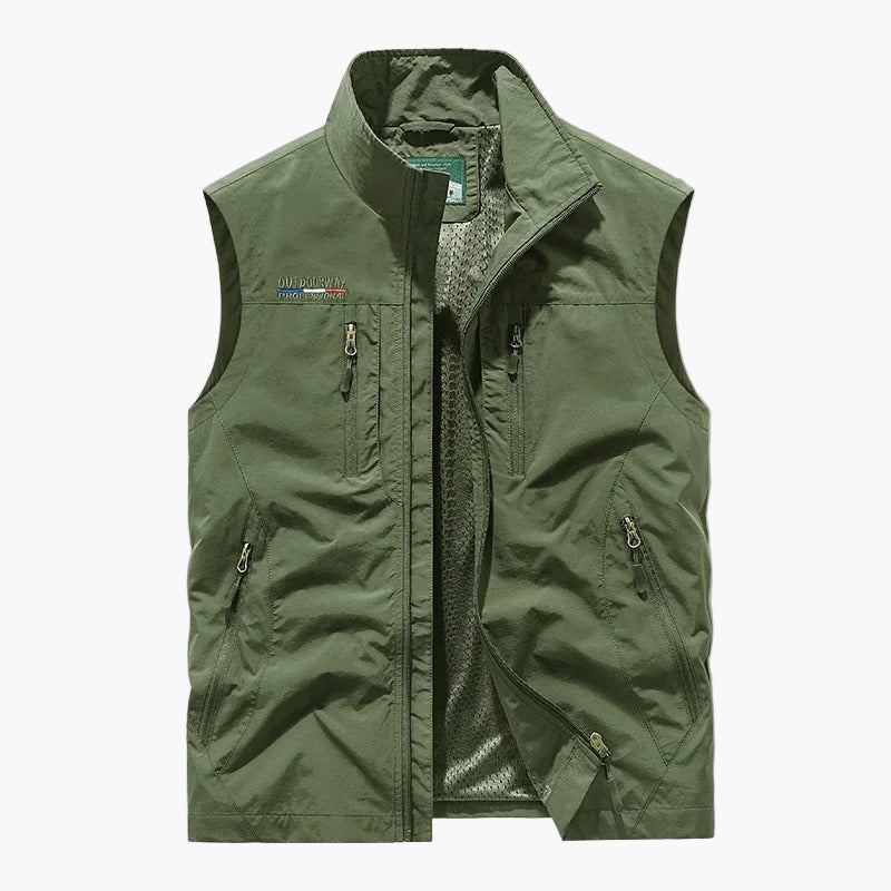 Herren Outdoor Freizeitweste – Atmungsaktive ärmellose Cargo Weste für Abenteuer und Alltag