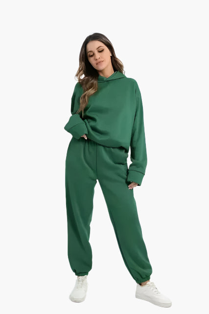 Damen Kapuzenpullover & Jogginghose Set – Lässiges Winter-Outfit für Zuhause & Freizeit