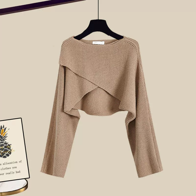 Damen Dreiteiliges Loungewear Set – Modernes Langarm-Outfit für Freizeit & Alltag