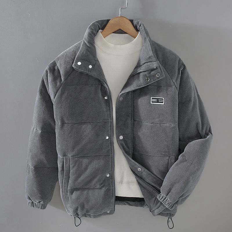 Martin - Cord-Steppjacke mit Stehkragen
