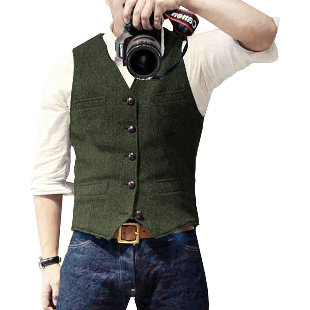 Herren Weste im klassischen Vintage-Stil