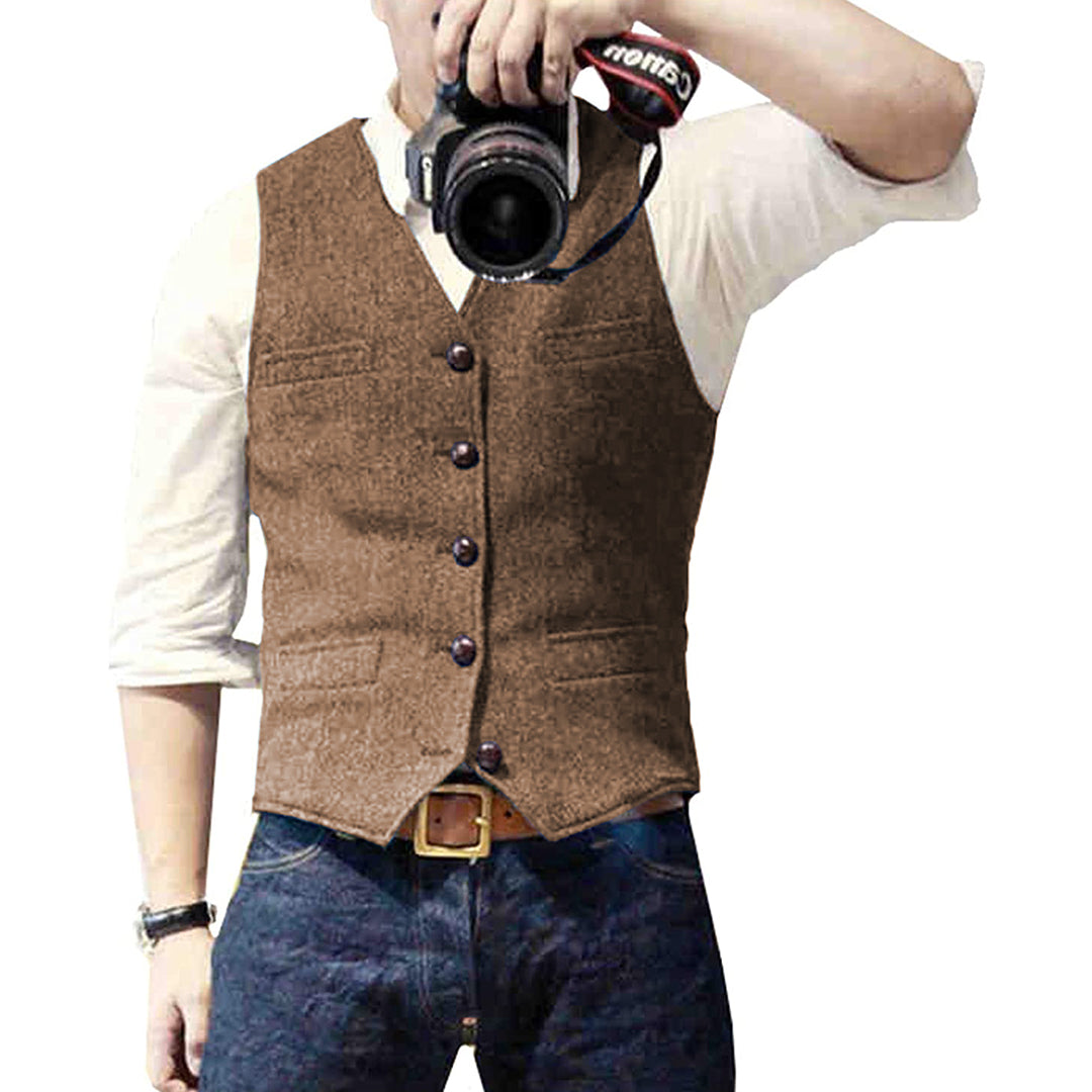 Herren Weste im klassischen Vintage-Stil
