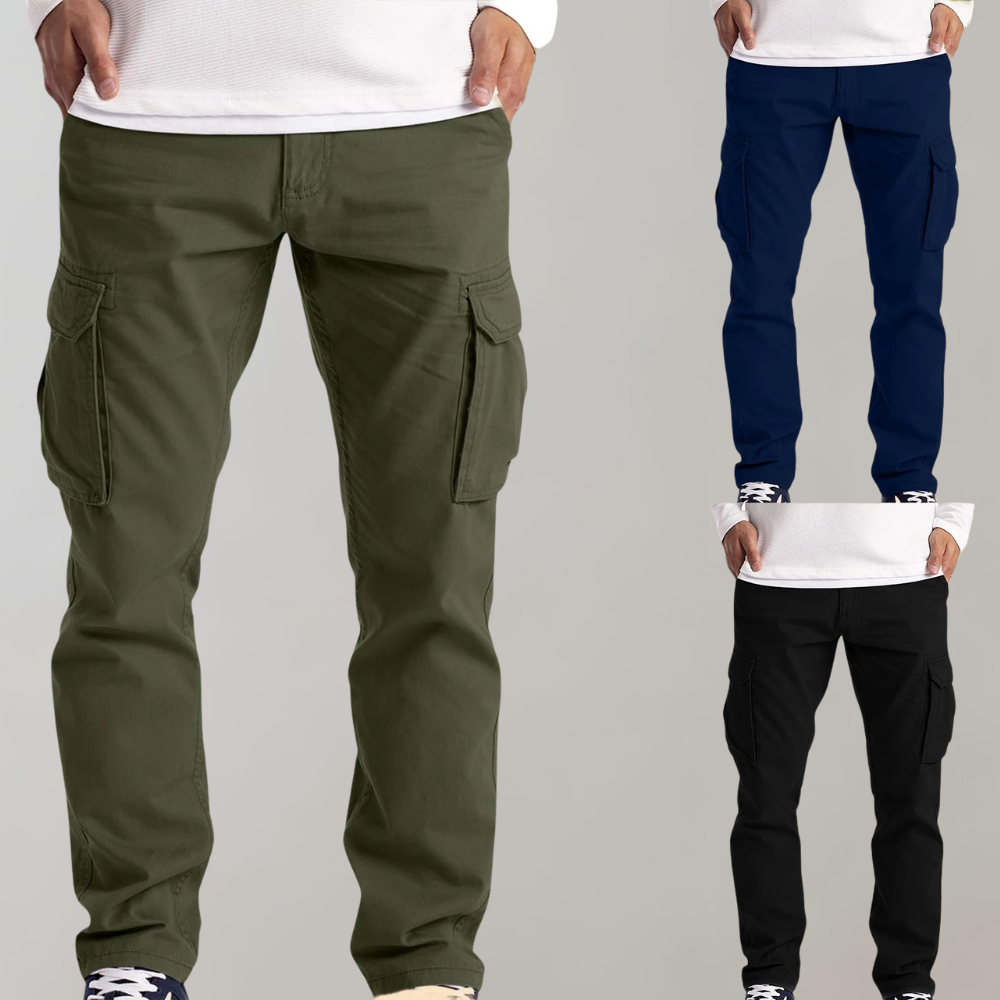 Herren Cargo Hose – Lässige Freizeithose mit praktischen Taschen