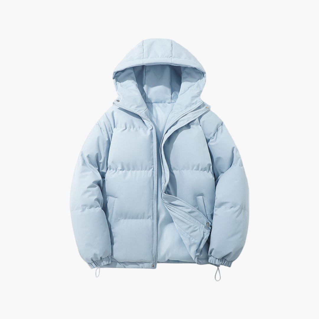 Herren Winter Steppjacke mit Kapuze – Modischer Outdoor Parka für kalte Tage