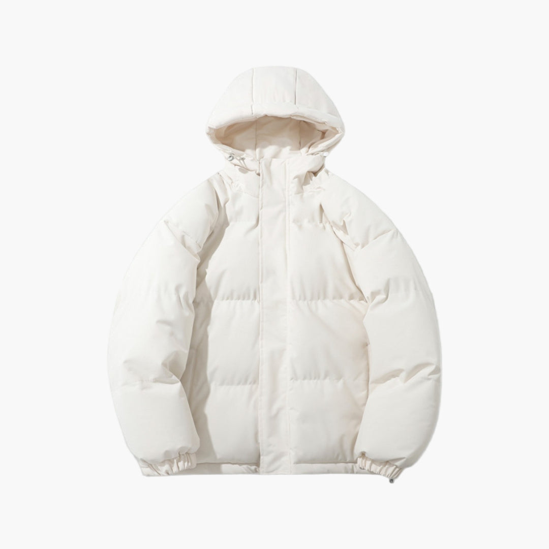 Herren Winter Steppjacke mit Kapuze – Modischer Outdoor Parka für kalte Tage