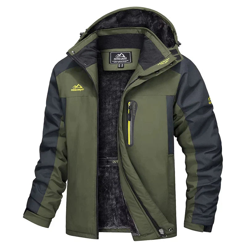 Jacke mit Kapuze und Reißverschluss