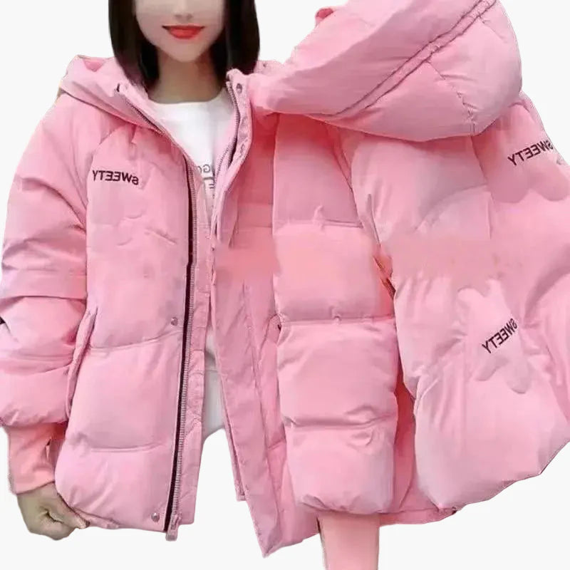 Damen Winter Steppjacke mit Kapuze – Modische Freizeitjacke, warm & bequem