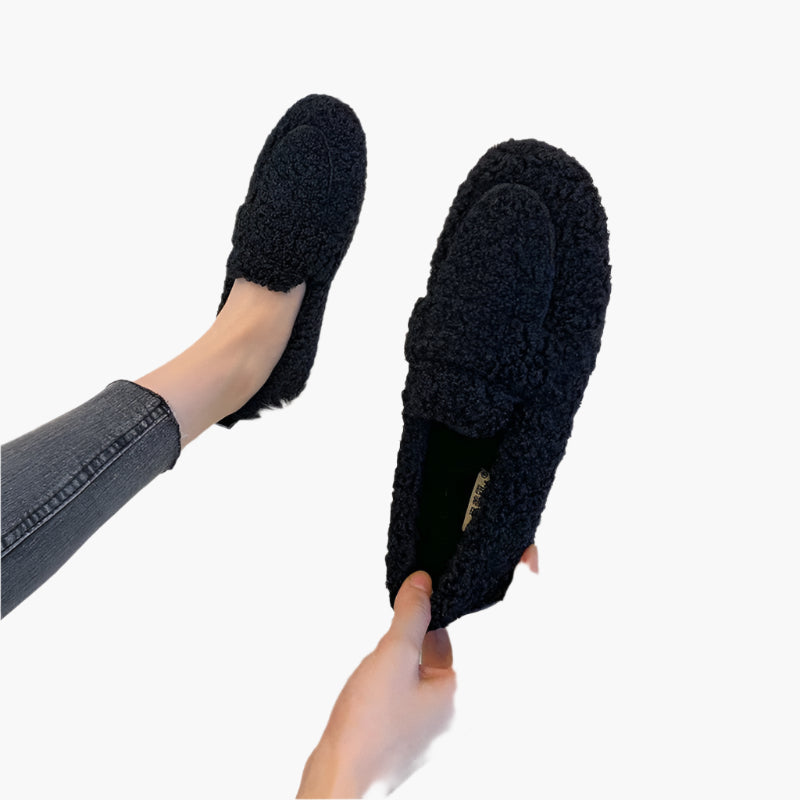 Damen Hausschuhe Plüsch Komfort Stil – Elegante und Bequeme Slipper für Zuhause