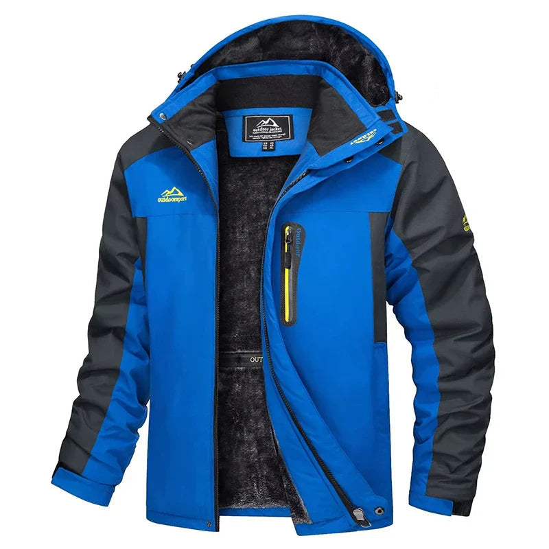 Jacke mit Kapuze und Reißverschluss