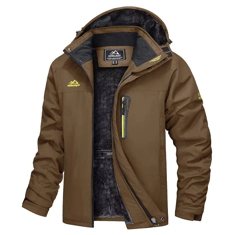 Jacke mit Kapuze und Reißverschluss