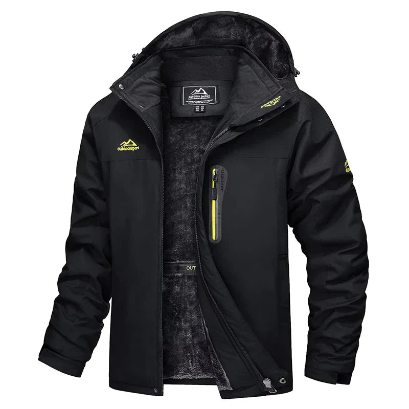 Jacke mit Kapuze und Reißverschluss
