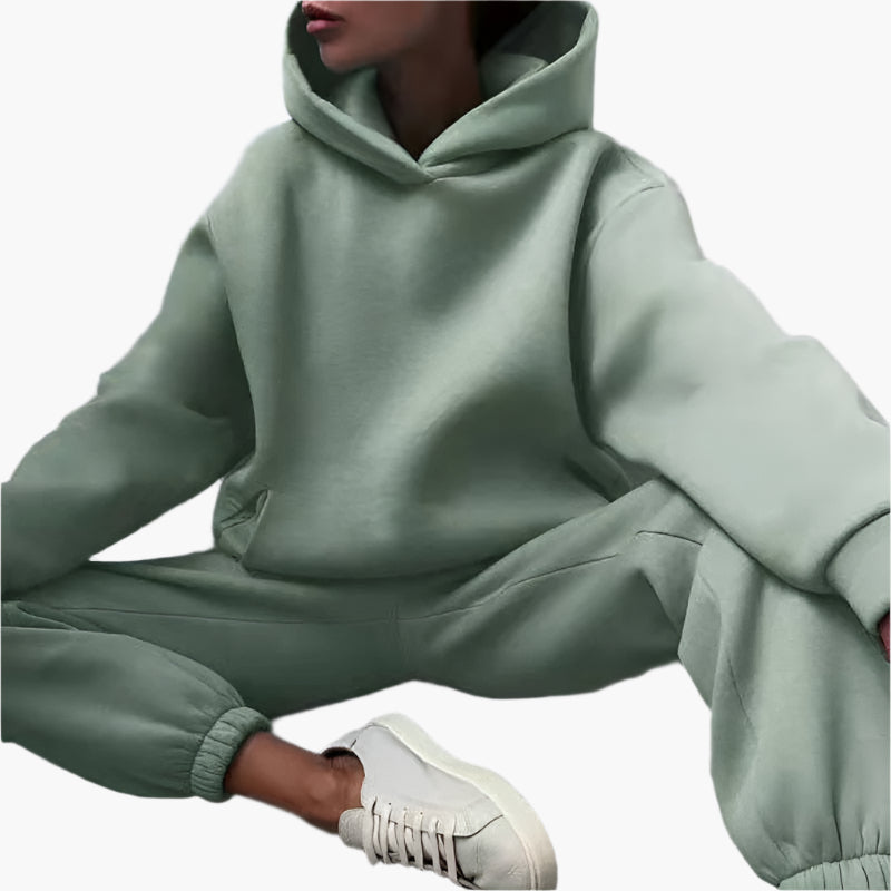 Damen Oversize Lounge Set – Hoodie und Jogginghose für gemütliche Freizeit