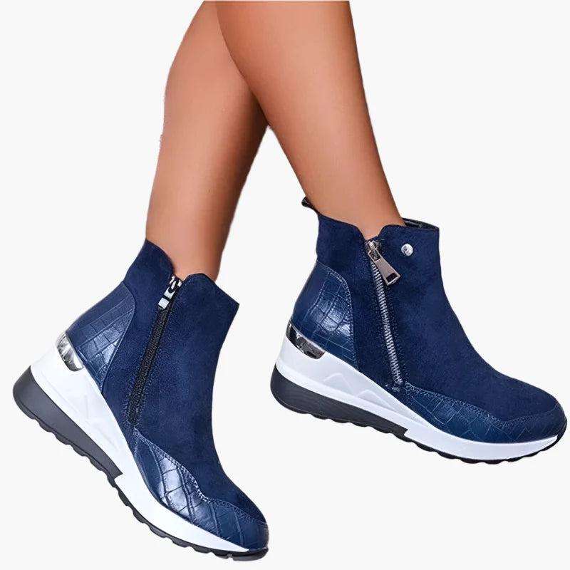 Damen Komfort-Orthopädische Winterstiefeletten für Alltag und Freizeit
