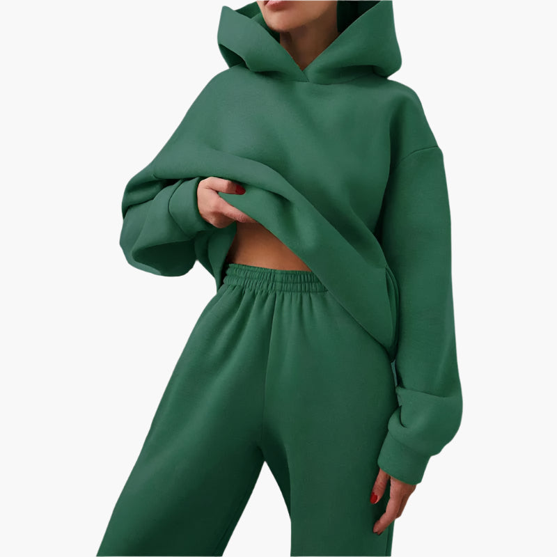 Damen Oversize Lounge Set – Hoodie und Jogginghose für gemütliche Freizeit