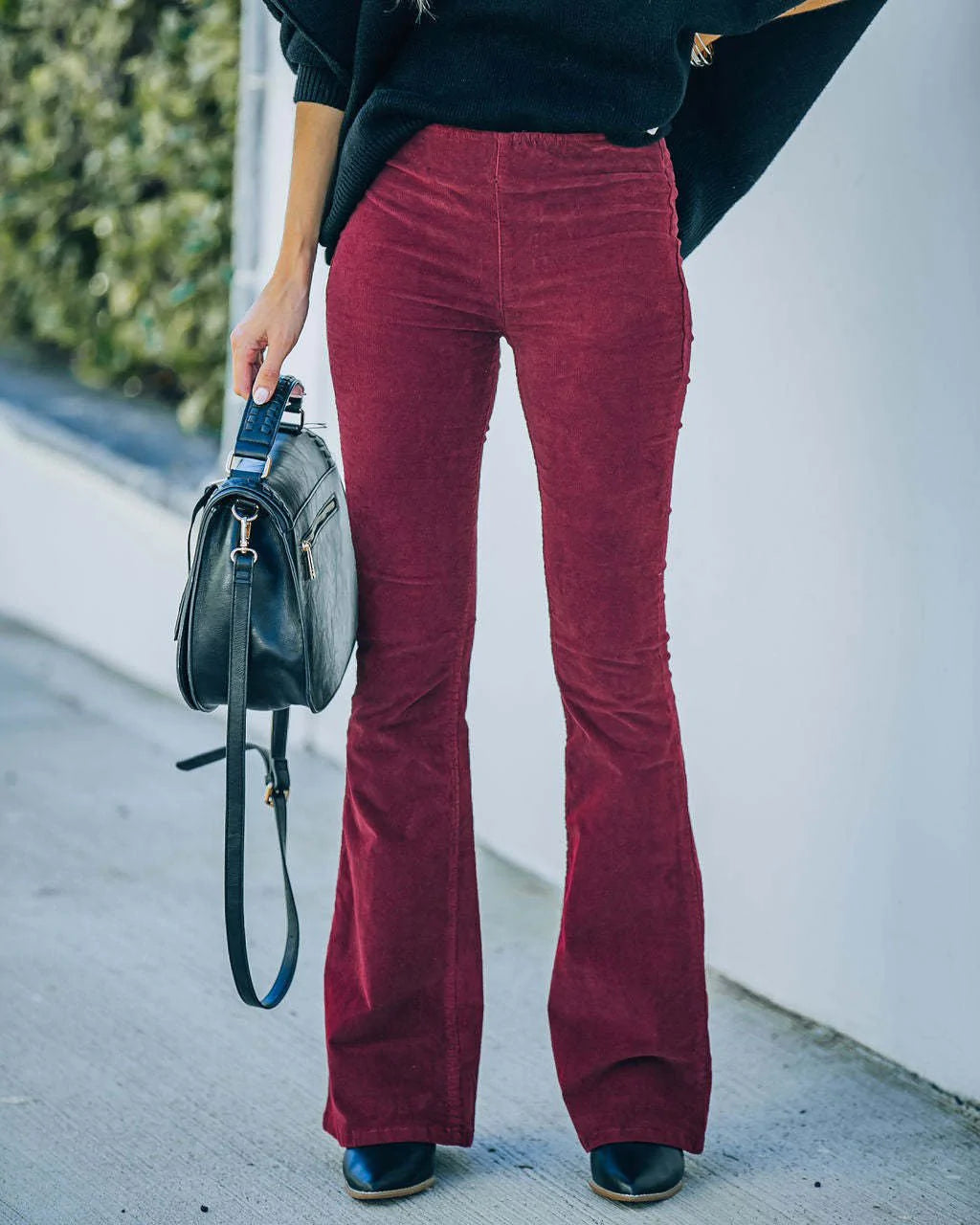Damen Flared Hose – Elegante High Waist Schlaghose für Alltag & Büro