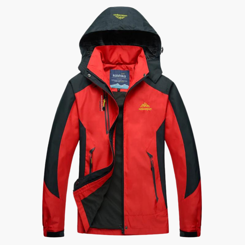 Damen Outdoorjacke Winddicht Wasserdicht Atmungsaktiv für Wandern und Camping