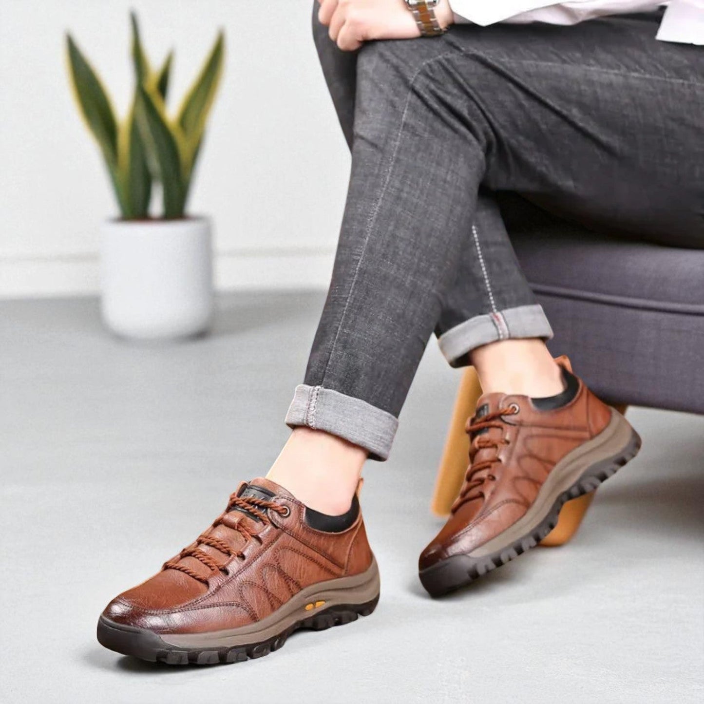 Herren Outdoor Wander- und Freizeitschuhe – Rutschfest, Robust, Urbaner Stil