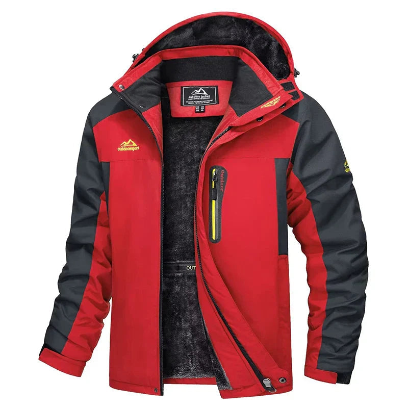 Jacke mit Kapuze und Reißverschluss