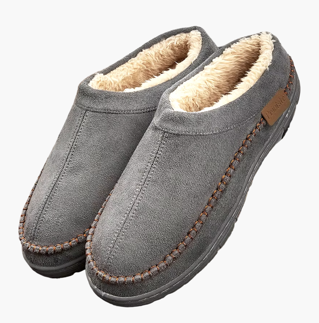 Herren Hausschuhe mit Warmfutter – Bequeme Slipper für drinnen und draußen