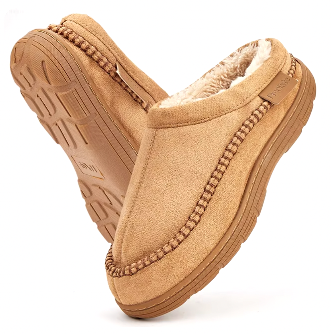 Herren Hausschuhe mit Warmfutter – Bequeme Slipper für drinnen und draußen