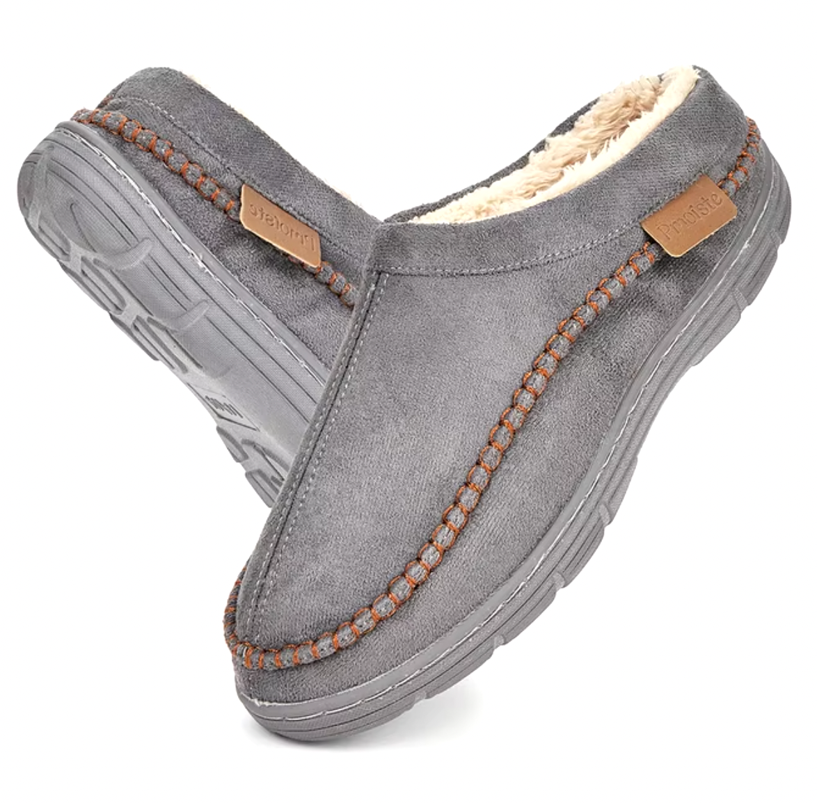 Herren Hausschuhe mit Warmfutter – Bequeme Slipper für drinnen und draußen