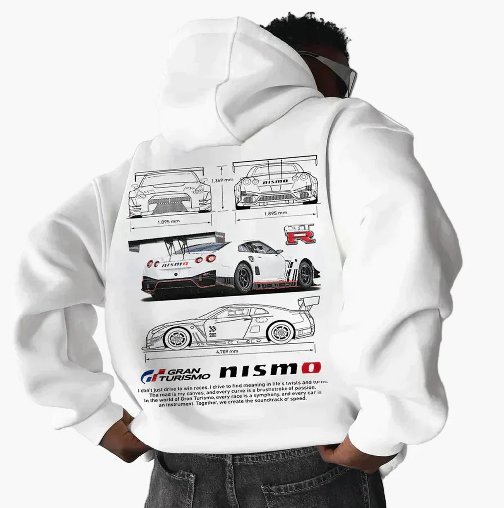 Herren Unisex Hoodie mit Porsche 911 GT3 RS Motiv – Racing Style für Motorsport-Fans