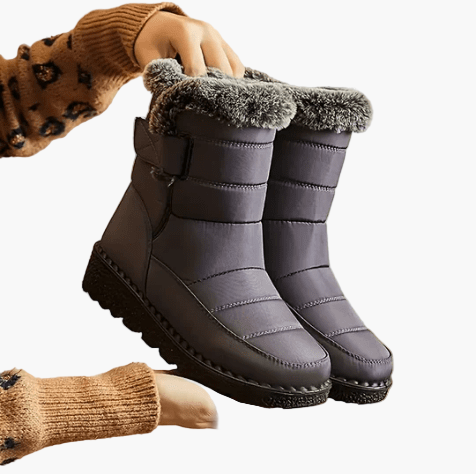 Damen Winterstiefel Warm Gefüttert Wasserdicht Rutschfest Alltag Outdoor